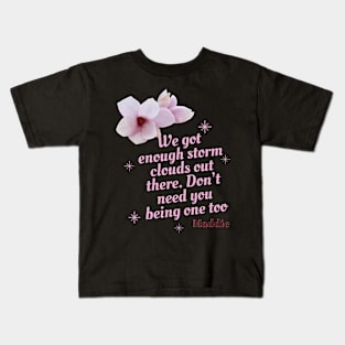 Sweet magnolia quote Kids T-Shirt